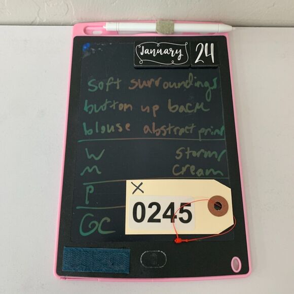 Soft Surroundings Blouse Womens M Medium Monaco Blue Button Up Back Tunic Top - Picture 10 of 12